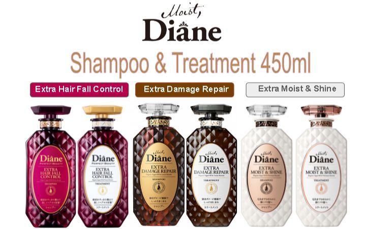 Diane Hair Shampoo Treatment 450ml - Free from Silicone / Sulfate ...