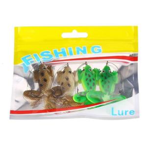 Đôi cánh quạt chân Mồi câu cá đầy màu sắc swimbaits bàn chân lớn ếch Mồi giả câu cá mồi nhân tạo mềm thiết lập cho câu cá