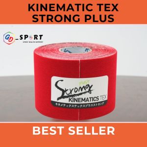 Kinematic Tex Strong Plus (KTSP) Original 5 Cm x 5 M - Red / Merah