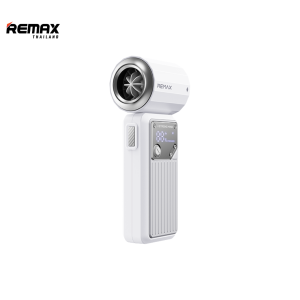 Remax Mini Fan high speed RS-SF18 - พัดลม แรงลมเทอร์โบ 4 ระดับ มีจอ LED  พกพาง่าย
