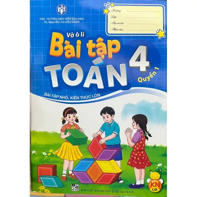 Sách - Vở ô li bài tập toán 4 quyển 1 ( KN )