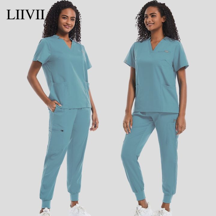 Unisex Scrub Suit for Surgeons, Doctors, Nurses Hospitals, OT Dress, Blue  (Buy 1 Set and get