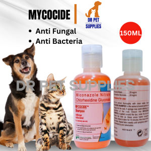 150ml All Stages Mycocide Pet Shampoo Antifungal Antibacterial Anti Fleas and tick Hair Care Dog Cat