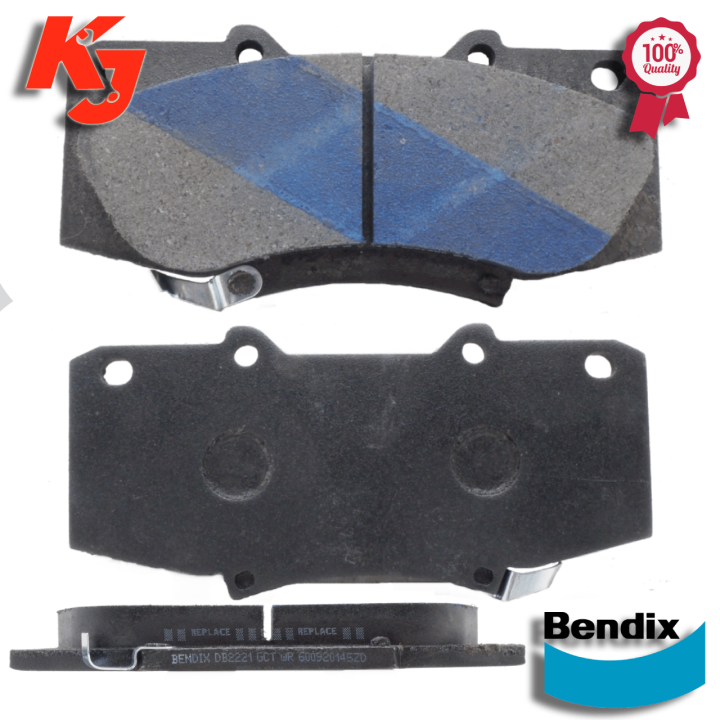 BENDIX DISC BRAKE PADS DB2221 GCT FRONT SET TOYOTA FORTUNER / HILUX