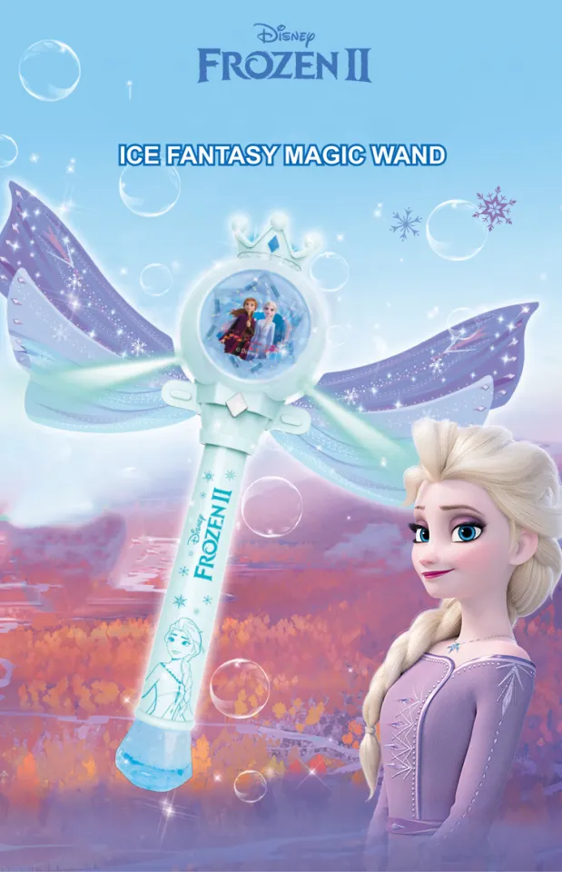 Bubble magic wand vibrato net red Frozen electric sound and light music  automatically out of bubble toys | Lazada Singapore