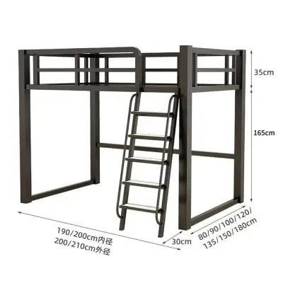 ⚡Double Decker Bed Frame High Low Iron Bunk Bed Double Decker Bunk Bed For Kids Modern Bunk Bed For Kids s