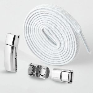 Gratis Semua - Tali Sepatu Magnetik Lock / Shoelace Sistem Elastis Tanpa Ikat