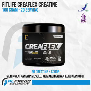 Fitlife Creaflex 100 Gram 20 Servings Creatine Monohydrate