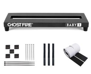 Ghost Fire Guitar Pedal Board Aluminum Alloy 0.49kg Effect Pedalboard 35x14cm with Carry BagV series (V-BABY 1)
