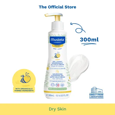 Mustela Nourishing Cleansing Gel with Cold cream [Dry Skin][Hydration] (exp: 09/2028 & beyond)