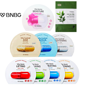 Mặt Nạ Giấy BNBG Hàn Quốc Nâng Cơ Săn  Chắc Bổ Sung Vitamin Cho Da Giúp Da Trắng Sáng Khỏe Mạnh Dung Tích 30ml