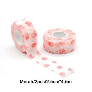 2 Rolls Perban Elastis Kucing Pet Bandage Bandage Elastis Perlengkapan Anjing Peliharaan Perban Elastis Ksesoris Hewan Peliharaan