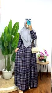 SET SYARI SUDAH TERMASUK BERGO YA || GAMIS RAYON VISCOSE LD 108 PB140 BUSUI FRIENDLY TALI PINGGANG BERGO CERUTY TALi SAMPING CANTIK..