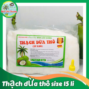 THẠCH DỪA THÔ ÉP KHÔ SIZE 15LI TẶNG KÈM HƯƠNG_LOẠI TÚI 1KG