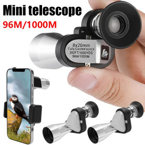 Telescope Monocular 8x20 HD Mini Pocket Focusing Outdoor Portable Concert Bird Watching Photo Taking
