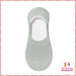 BIBLIO Breathable Womens Invisible Non-Slip Boat Socks Mesh Design Polyester Soles Boat Socks