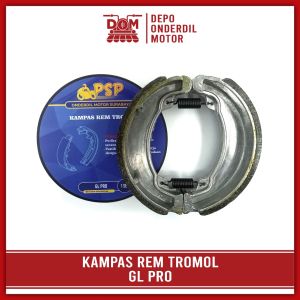 Kampas Rem Tromol GL PRO (PSP) - Kanvas Brake Shoe Sepatu Rim Roda Belakang HONDA GL MAX / NEOTECH