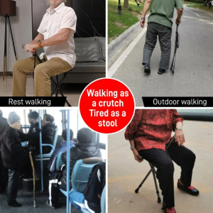 German elderly crutch stool Outdoor Hiking Stainless Steel Walking StickOutdoor Walking Stick