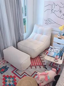Lazy Sofa Floor Chair Cushion Floor Sofa Small Sofa Tatami Rental House Ins Style Bedroom Balcony DK4Q