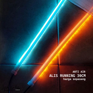 lampu alis 30cm running dan diam waterproof antiair harga sepasang