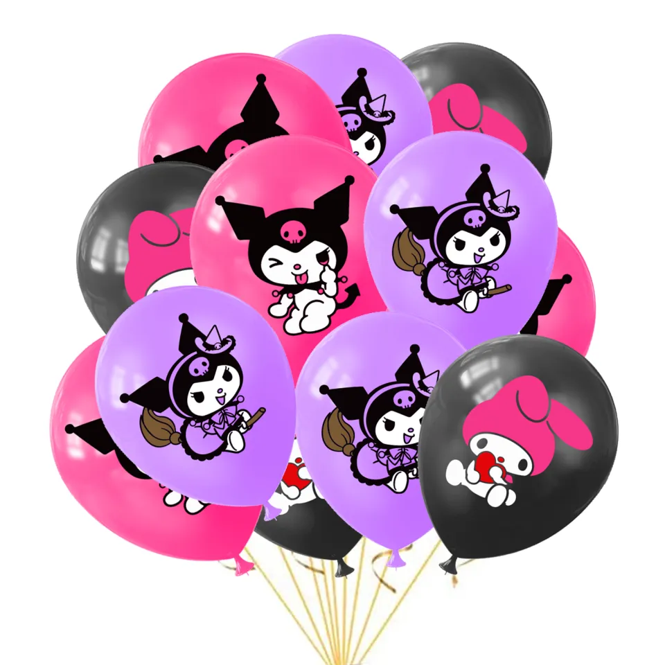 10 pcs Cartoon Coolommy&Melody Theme 12 inch Latex Balloon Baby