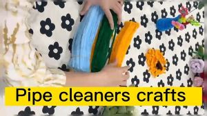 100Pcs Colorful Chenille Stems Pipe Cleaners dawai bulu bunga gebu Assorted Colours Art DIY and Craft 扭扭棒
