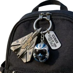 TopGun 40th Anniversary Keychain Pilot Duck Cosplay Collectible Figurine New Movie Fan Exclusive Gifts