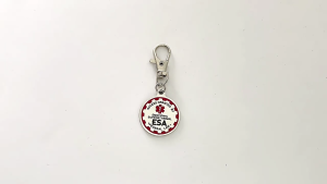 Service Dog Keychain for Therapy Dogs: A Sturdy Stainless Steel Companion
