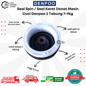 JMT - SEAL SPIN / SEAL KARET DONAT PENGERING AS 14MM UNTUK MESIN CUCI DENPOO 2 TABUNG