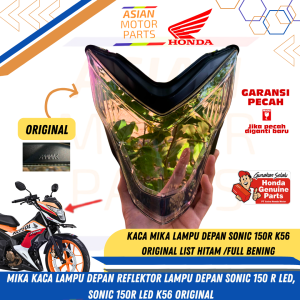 Mika kaca lampu depan Honda Sonic 150 R k56 2015 - 2020 reflektor lampu depan headlamp Original