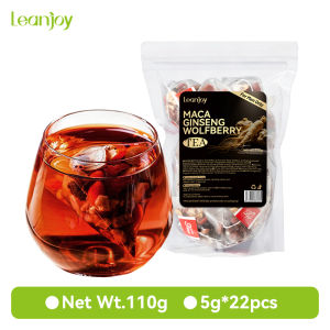 Leanjoy Wolfberry Ginseng Tea 9-in-1 Herbal Tea Natural Ingredients Red date Mulberry Goji Health Tea Bag