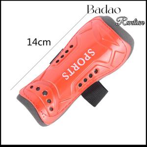 Badao สนับหน้าแข้งฟุตบอลแบบนิ่มสำหรับเด็ก1คู่อุปกรณ์ป้องกันผิวหนังบริเวณขาสำหรับเล่นกีฬา