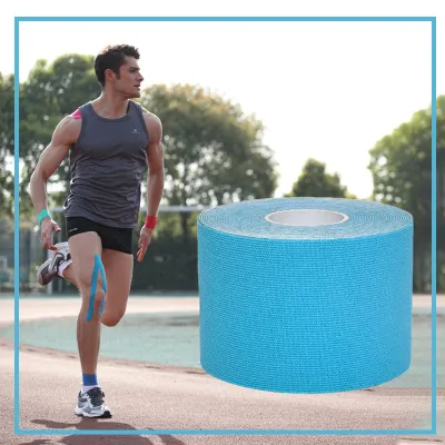 [SG In Stock]KT Tape Kinesiology Sports Tape Elastic Relief Strain Patch Athletic Recovery Fitness Bandages(5m x 5cm)