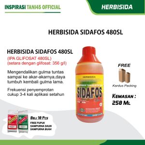 Sidafos 1 liter/Herbisida Sidafos 480SL 1 liter/Sidafos rumput 1 liter/Obat Rumput Sidafos 1 liter/Racun rumput Sidafos 1 liter