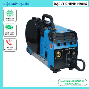Máy hàn Mig không khí Hồng Ký 220V HKMIG200Z (CHÍNH HÃNG)