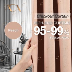 BUY 3 FREE 1 - InStyle Premium Blackout Drapes with UV Protection Noise Reduction & Triple Weave Technology - Thick Polyester Curtain with Hooks & Rings