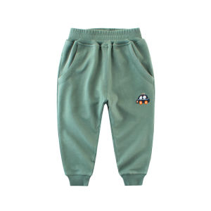 2024 High Quality Children Trousers for Boys Girls Kids 100% Cotton Cartoon Casual Sport Long Pants Sweatpants 1 to 9 Years Kids