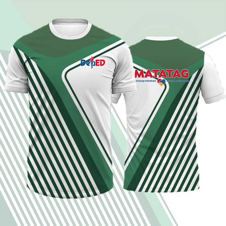 Full Sublimation Shirt Deped Matatag Uniforms Teachers Day T Shirt For