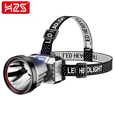 Senter kepala Cas H2S Indikator LED Chip Jarak Jauh HS-A1060P