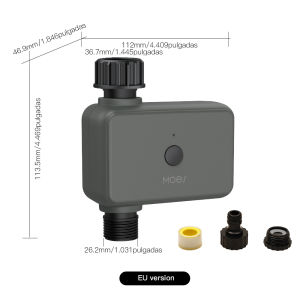 Smart Tuya Bluetooth Water Timer Rain Delay Programmable Irrigation Timer with Automatic and Manual Contrl Remote Control work with Alexa / google home