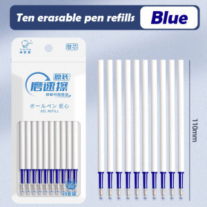 Erasable Ballpen With Magic Eraser Friction Pen Set Erasable Gel Pen Soft Grip 0.5mm Black/Blue Ink 4/12Pcs Stationery Supplie