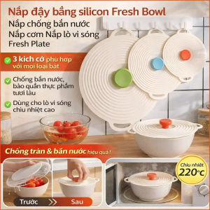 Nắp Đậy Bảo Quản Silicone Chống Thấm Nước Tiện Lợi Cho Bát Đĩa