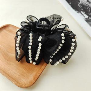 YOKI CSRH908 1Pcs Korean Fashion Pearl Bow HairClips Elegant France Hairpin for Girls Hair Accessories for Women