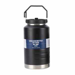 LIFE SHOPS 2L Thermal Water Bottle Portable Large Capacity Coffee Travel Mug Gift Stainless Steel Outdoor Insulated Mug Gym Use