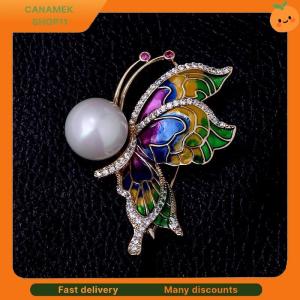 ❣️❣️❣️ Fashion Elegant White Pearl Butterfly Brooch Elegant Light Luxury Corsage Pins Versatile Jewelry Clothing Accessories Gifts