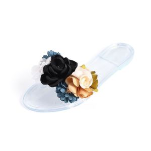 [Free Shipping] New Summer WomenS Slippers Fashionable And Versatile Floral Slide Sandals For Outdoor Wear WomenS Beach Sandals Flat Slippers