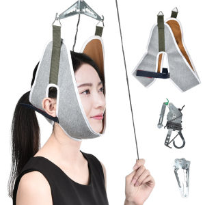Hanging Neck Traction Kit Adjustable Chiropractic Neck Correction Stretcher Pain Relief Head Massager Home Care Tools