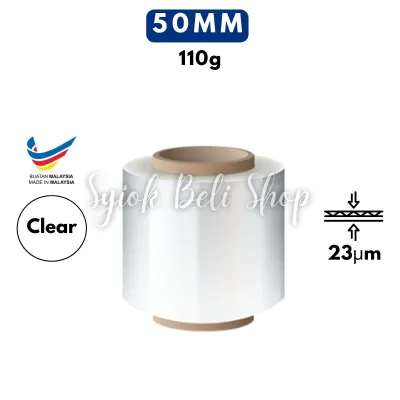 110g Mini Baby Roll Wrapping Stretch Film (50mm x 1 Roll)Premium Quality / Clear Transparent Shrink