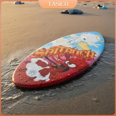 Tasico Kids Surfboard Poplar 41 Inch Water Activity Surfing Board Oval Nose Outdoor Riding Board for Recreation