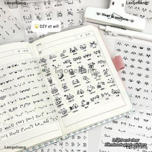 [COD] Laogeliang สตีฟสุ่ม2ชิ้นน่ารักสัตว์เลี้ยงสติกเกอร์อีโมติคอนโปร่งใสสติกเกอร์ตกแต่งวารสาร